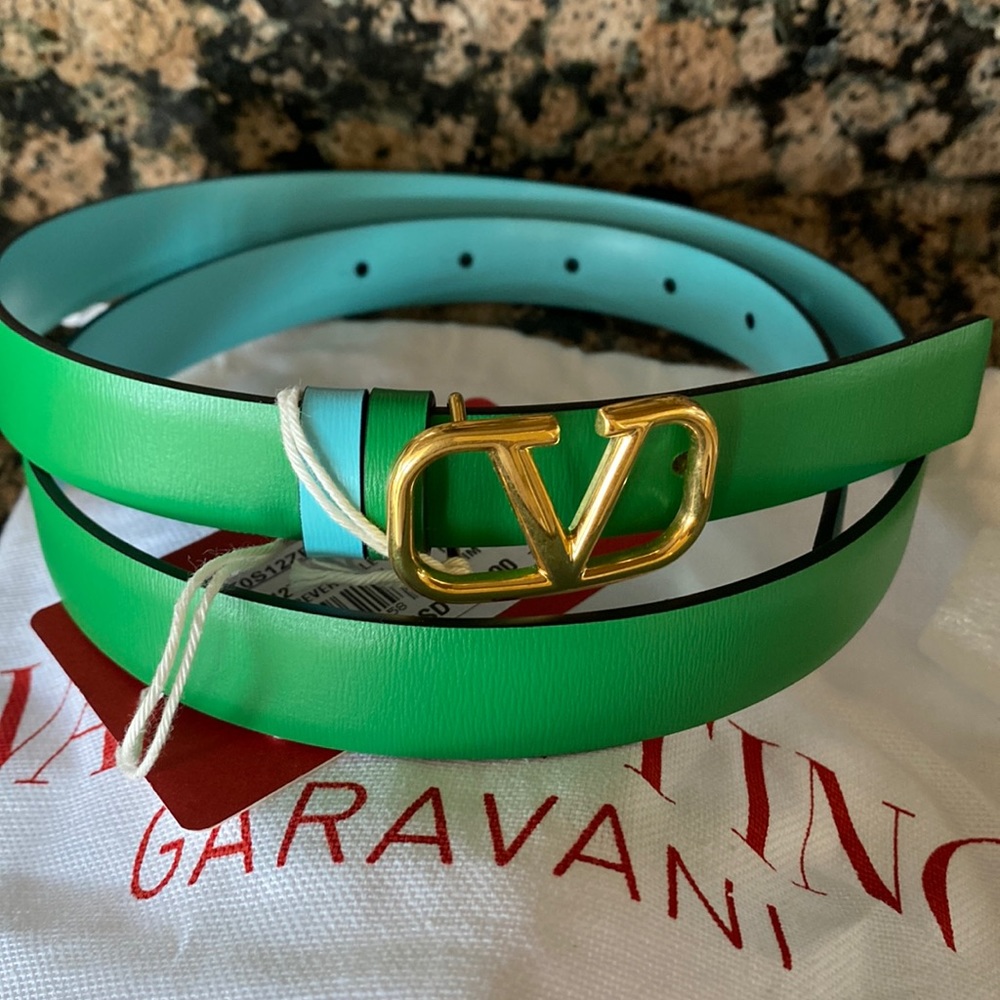 Valentino Garavani V-logo belt
